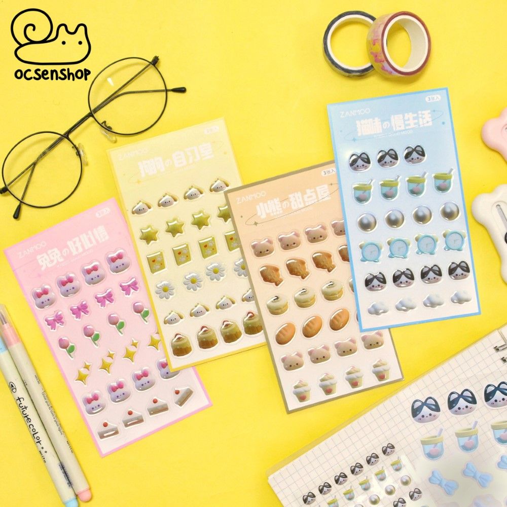 Set sticker Zanmoo (3 tấm)