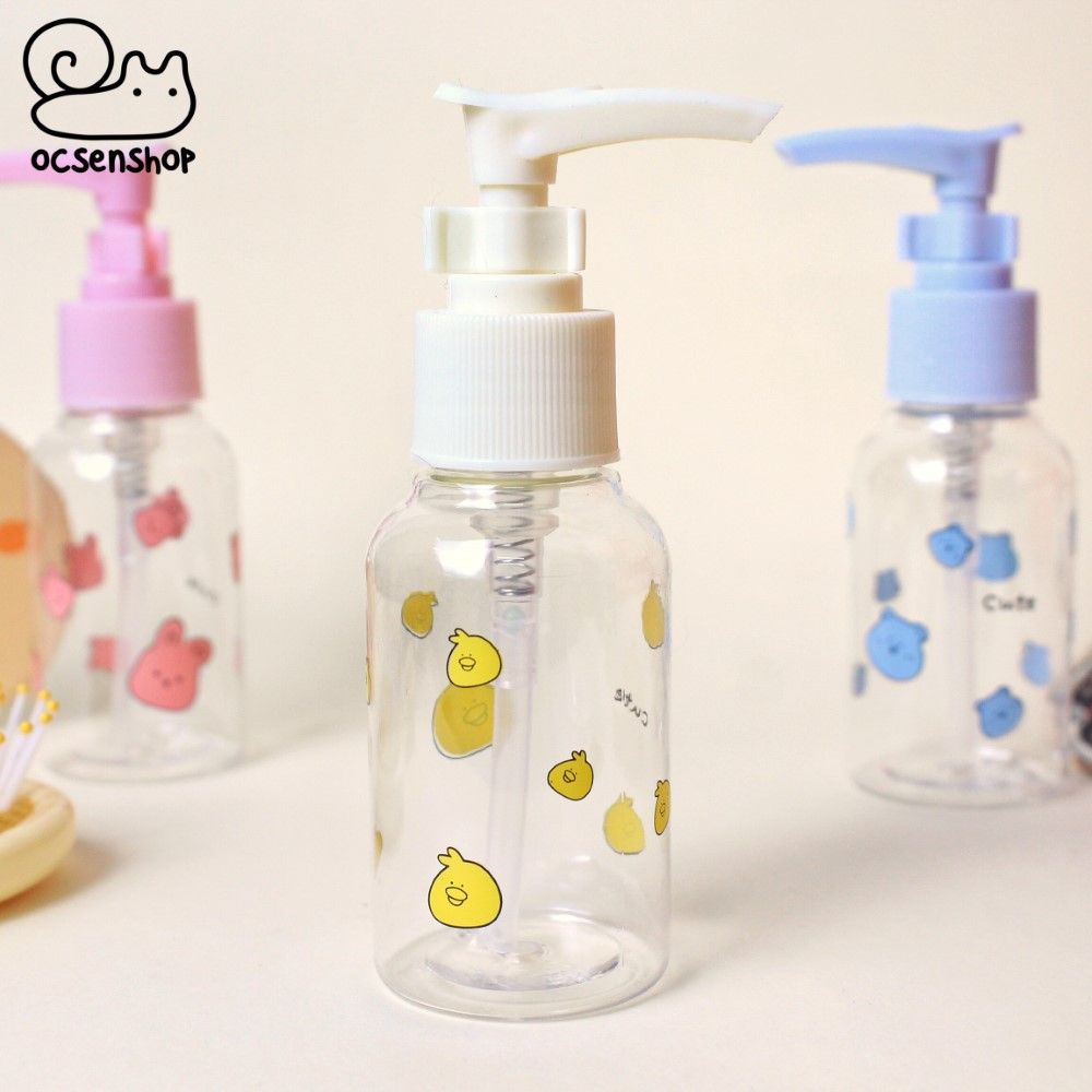 Lọ chiết nhựa động vật Cute (dạng pump) - 70ml