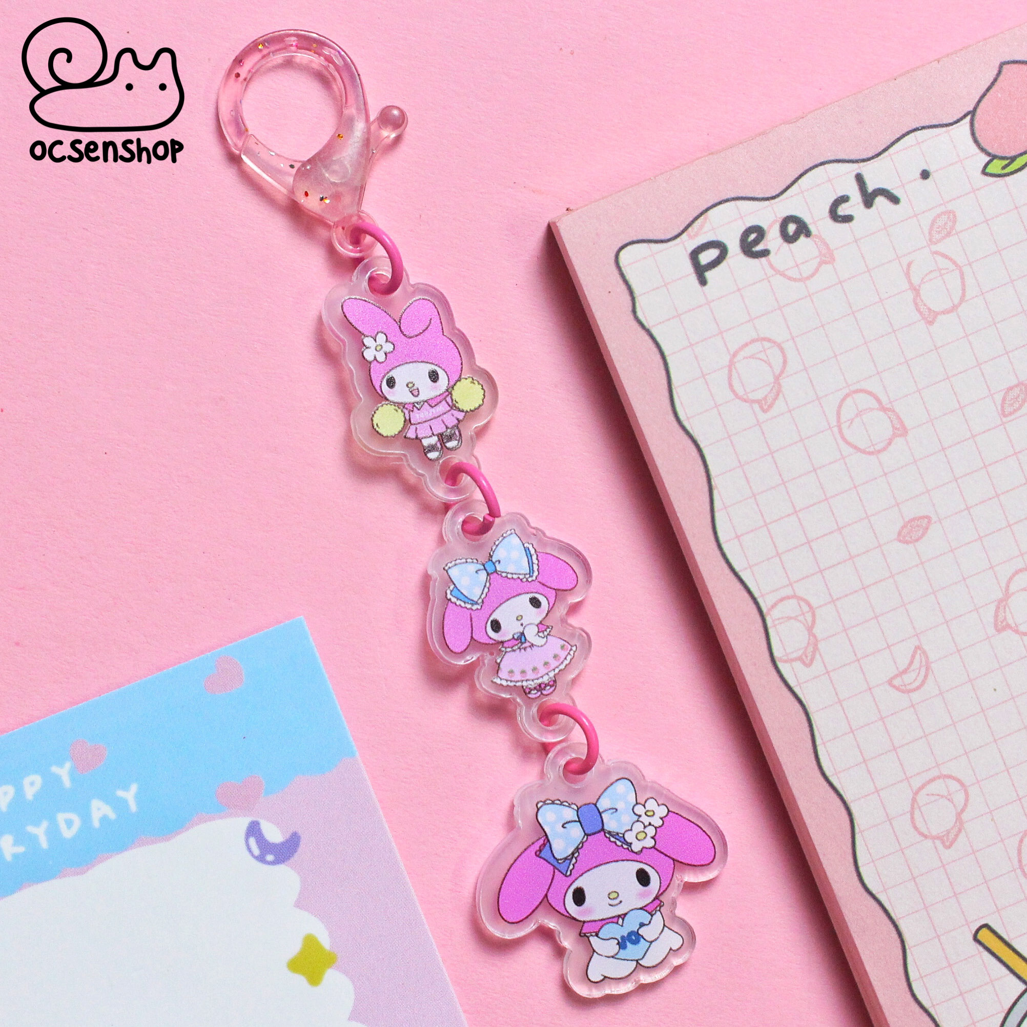 Móc khóa dây Sanrio