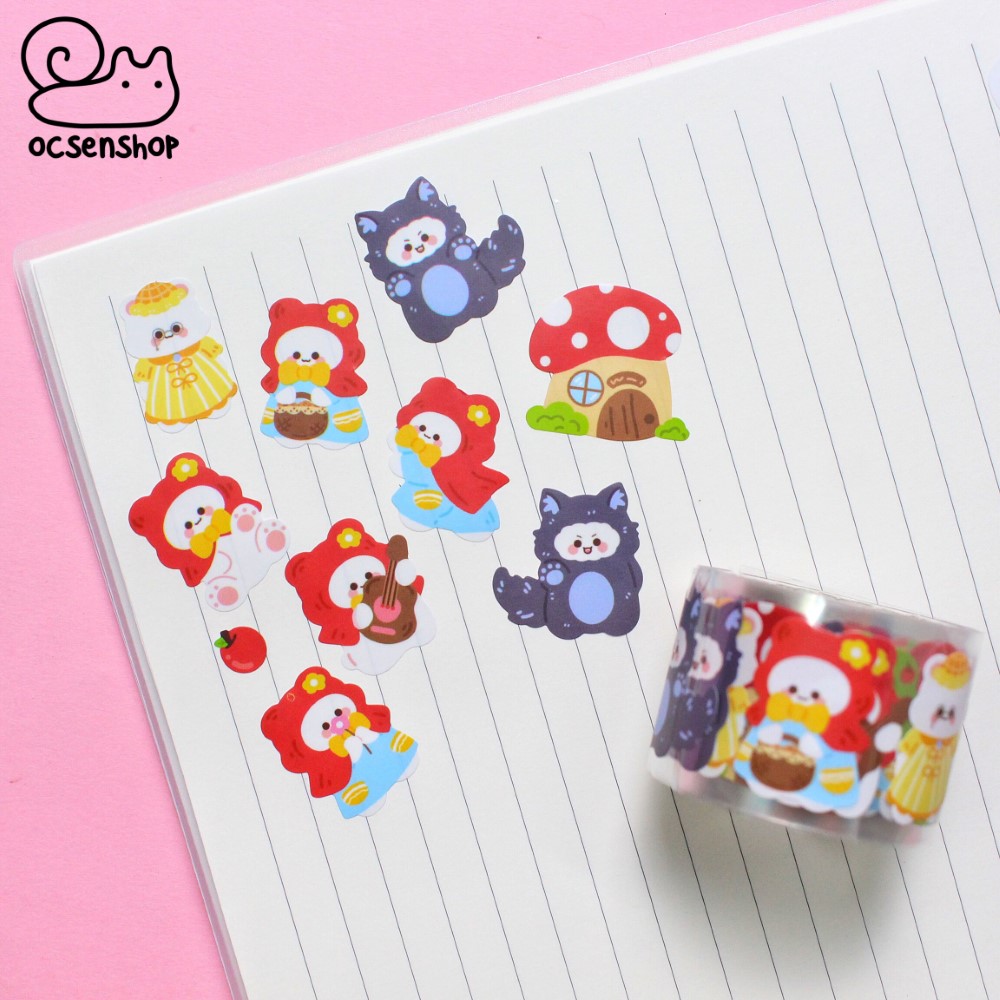 Sticker dạng cuộn Động vật (3m) - 3cm