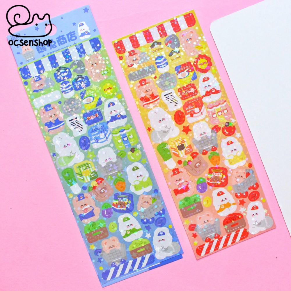 Sticker Động vật (2 tấm)(6x16cm)