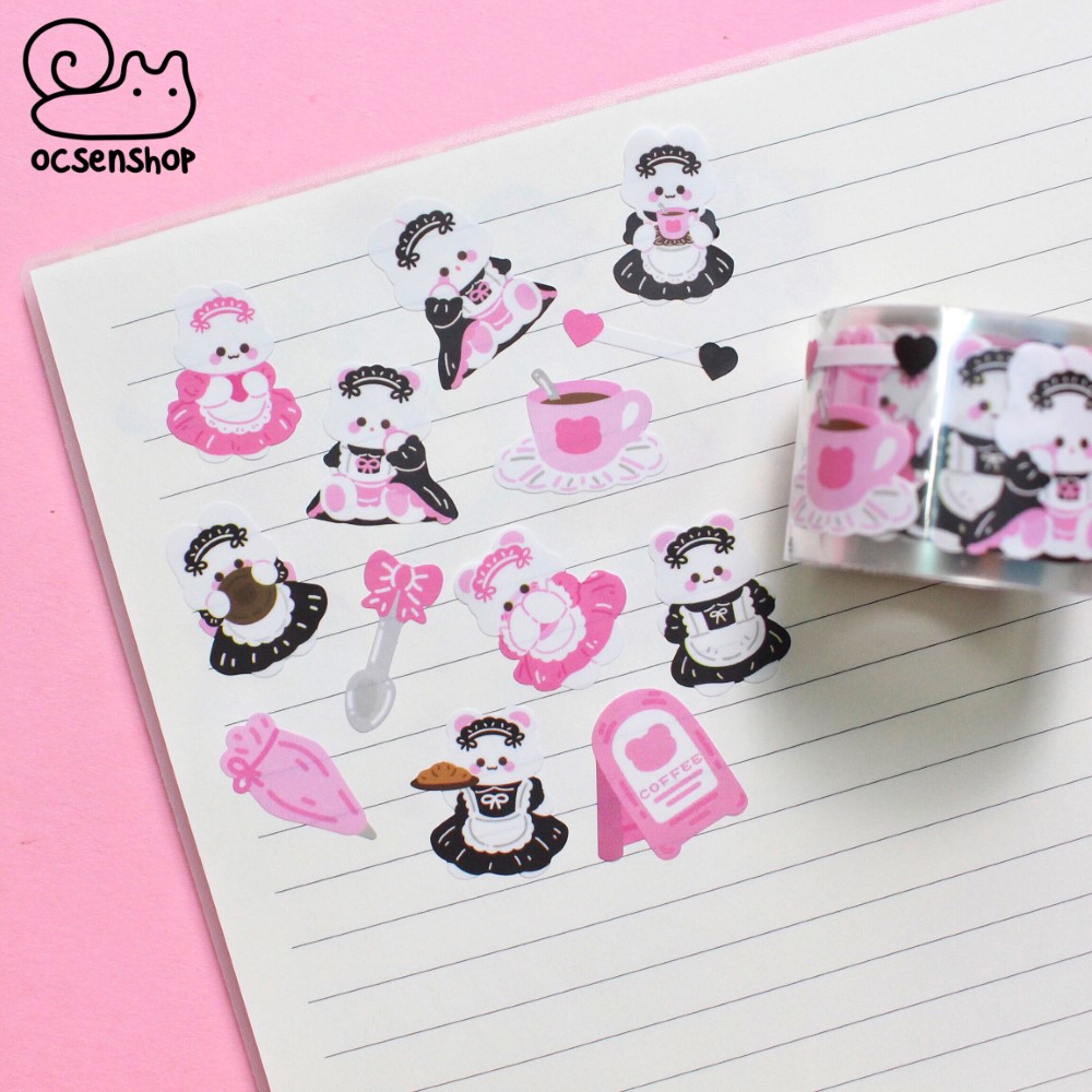 Sticker dạng cuộn Động vật (3m) - 3cm