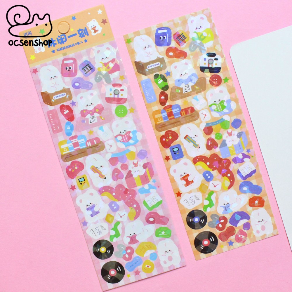 Sticker Động vật (2 tấm)(6x16cm)