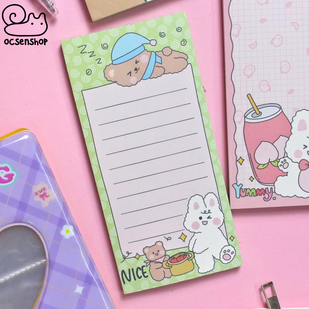 Note Động vật (7.5x15cm)