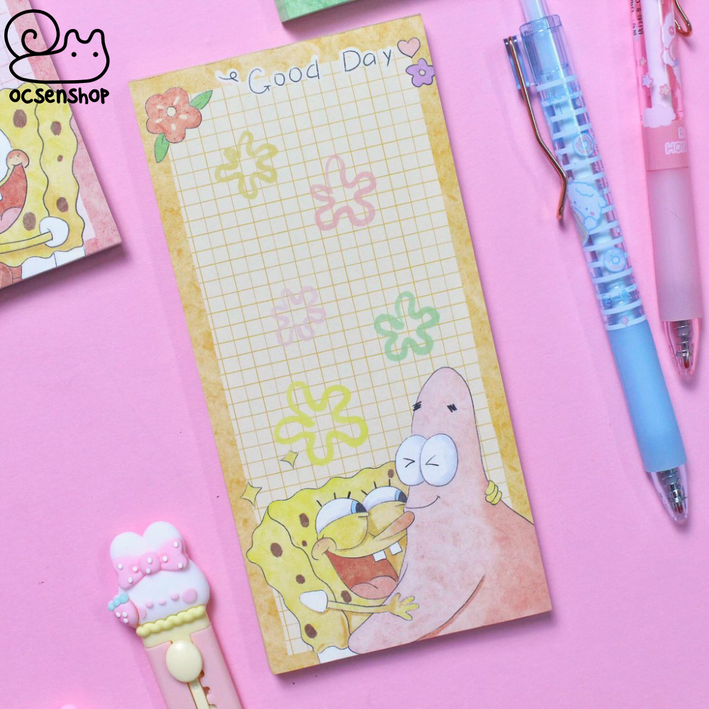 Spongebob Note Design Note SpongeBob (7.5x15cm)