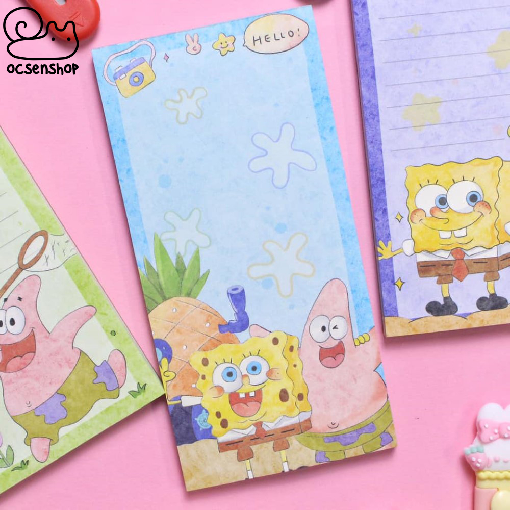 Spongebob Note Design Note SpongeBob (7.5x15cm)