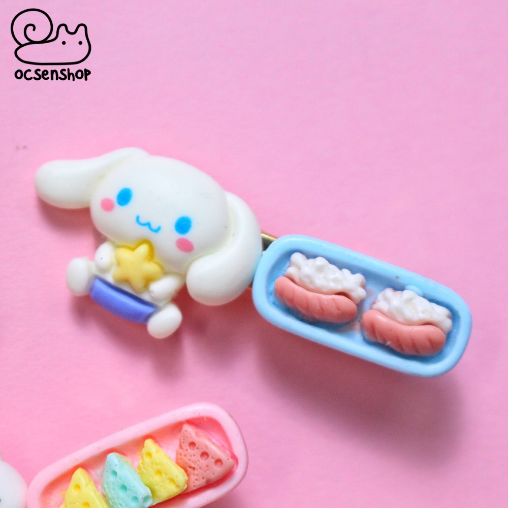 Kẹp tóc nhỏ Sanrio và đồ ăn