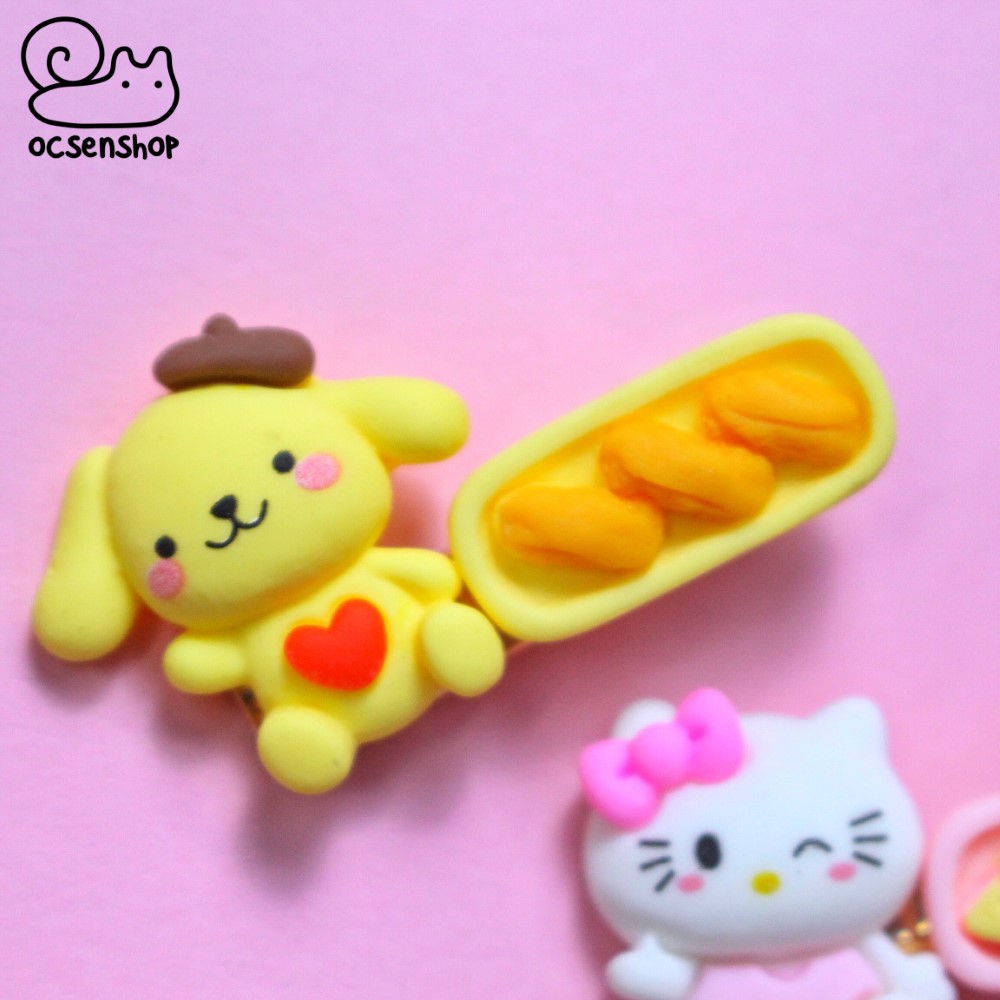 Kẹp tóc nhỏ Sanrio và đồ ăn