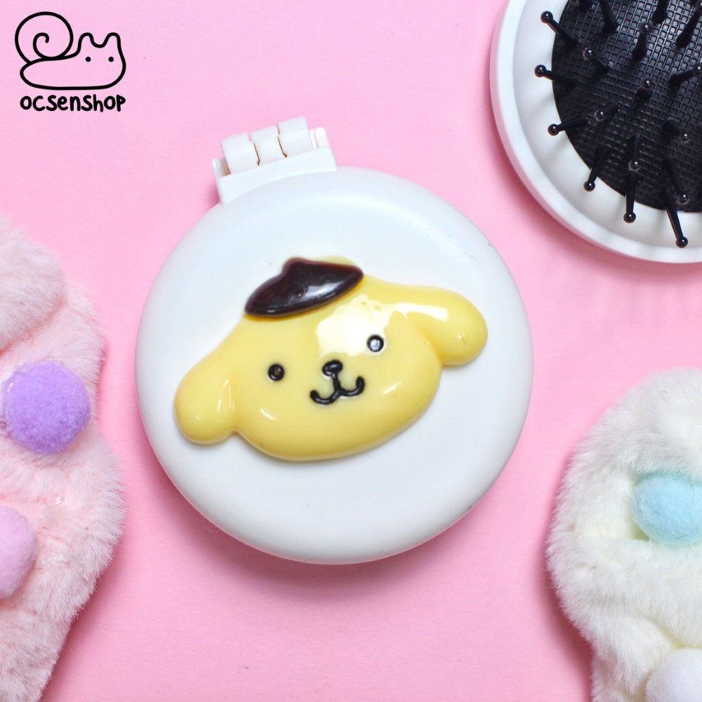 Gương kèm lược gập Sanrio