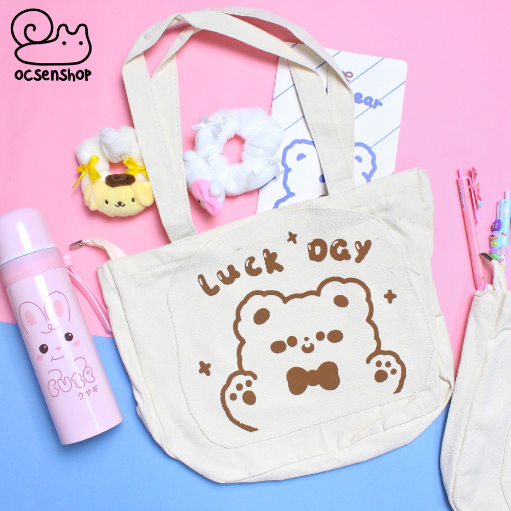 Totebag Gấu thỏ