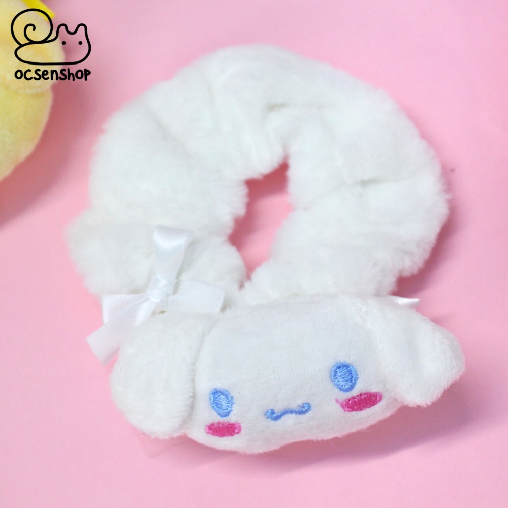 Scrunchie bông nơ Sanrio