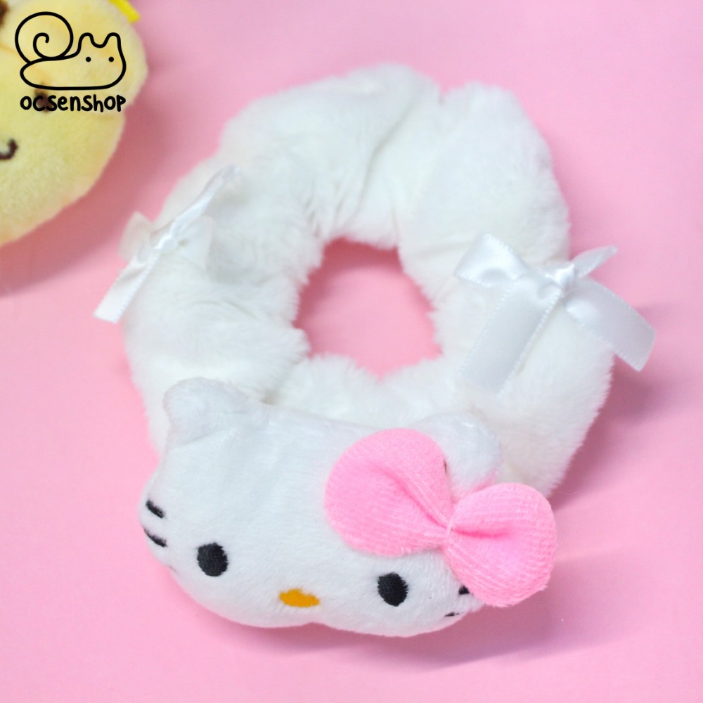 Scrunchie bông nơ Sanrio