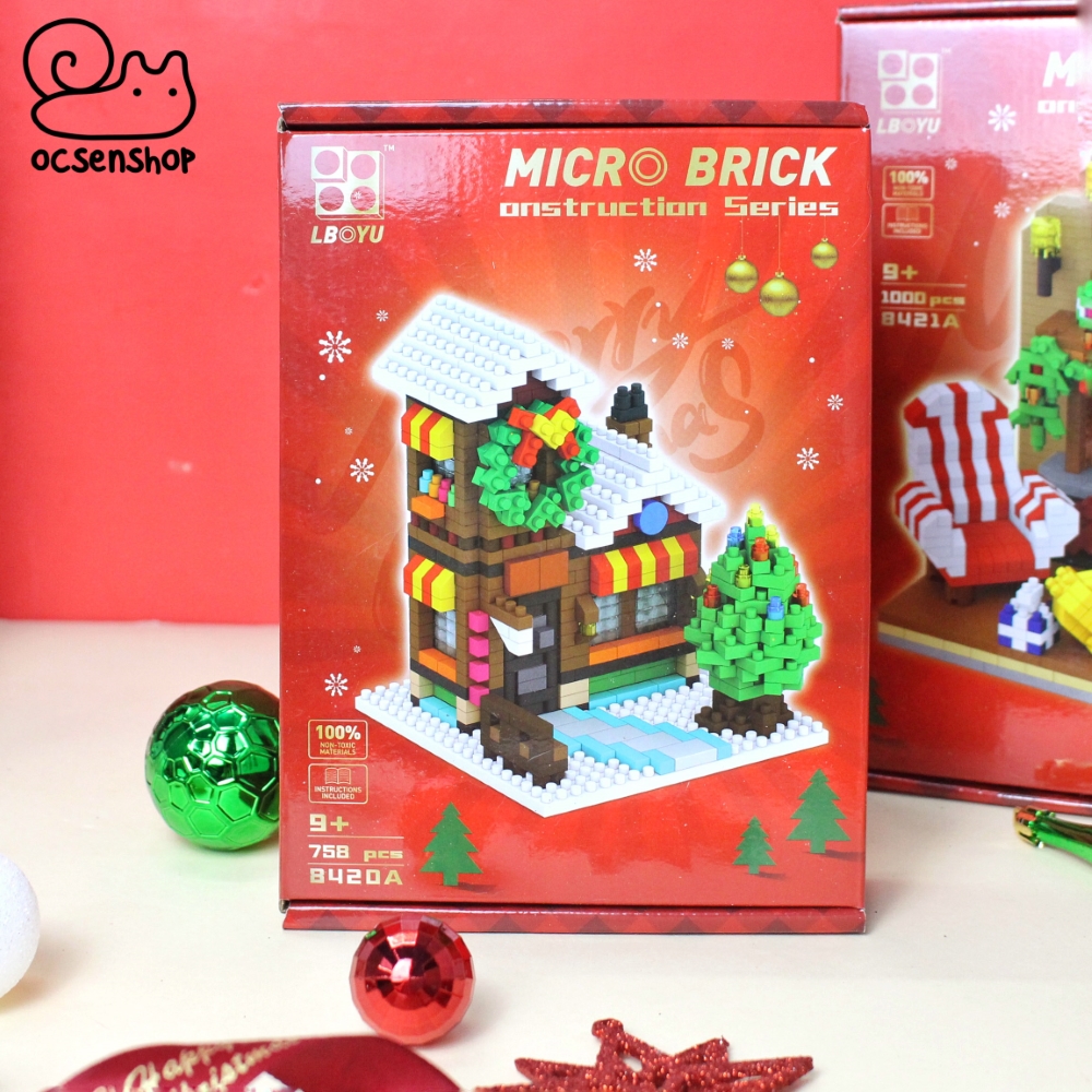 Bộ xếp hình Micro brick Giáng sinh