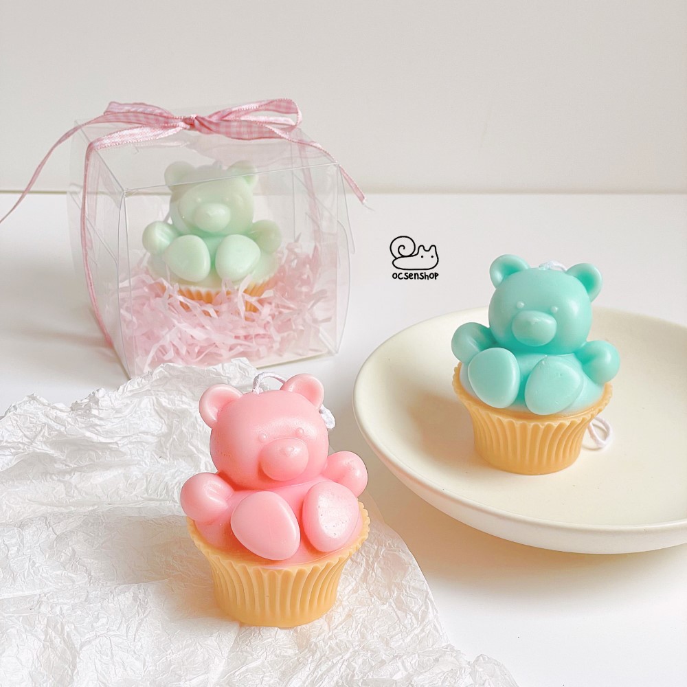 Nến thơm Bear cupcake