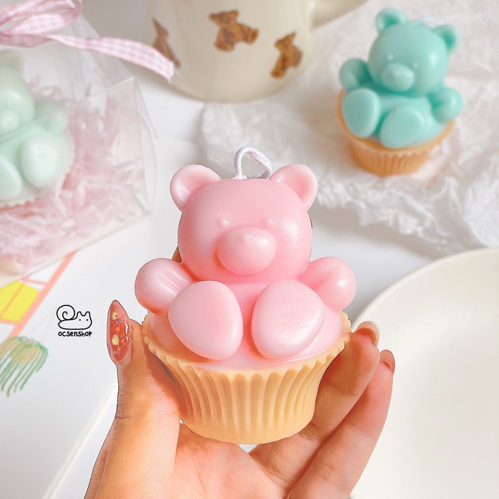 Nến thơm Bear cupcake