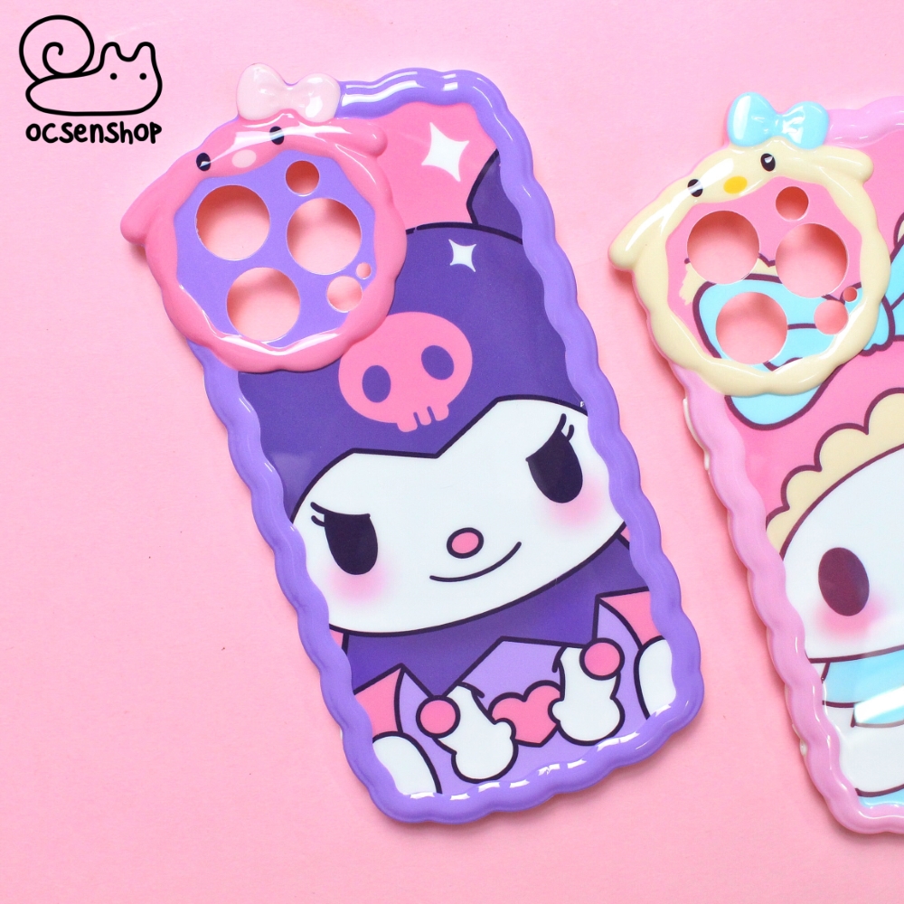 Ốp nhựa Sanrio viền màu