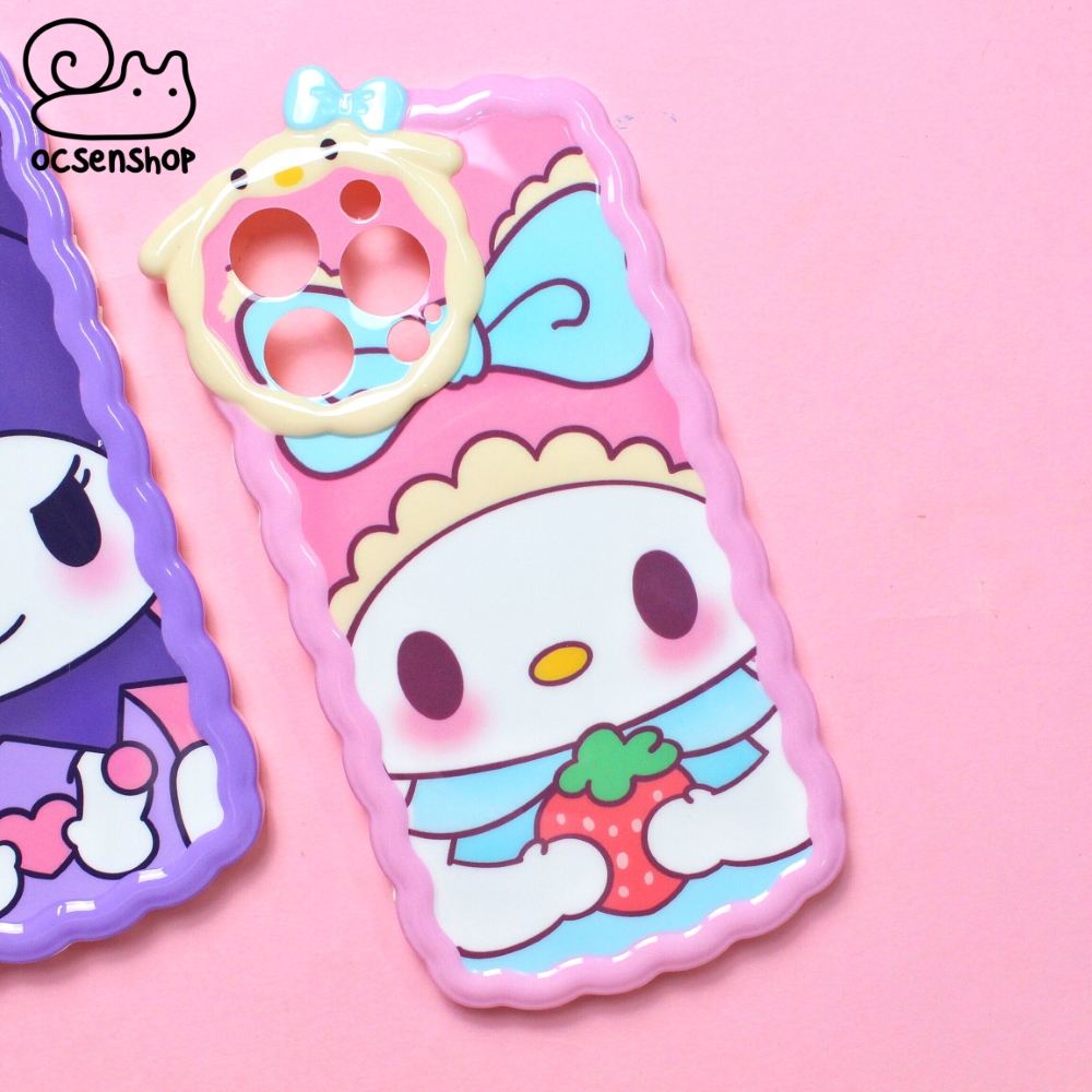 Ốp nhựa Sanrio viền màu