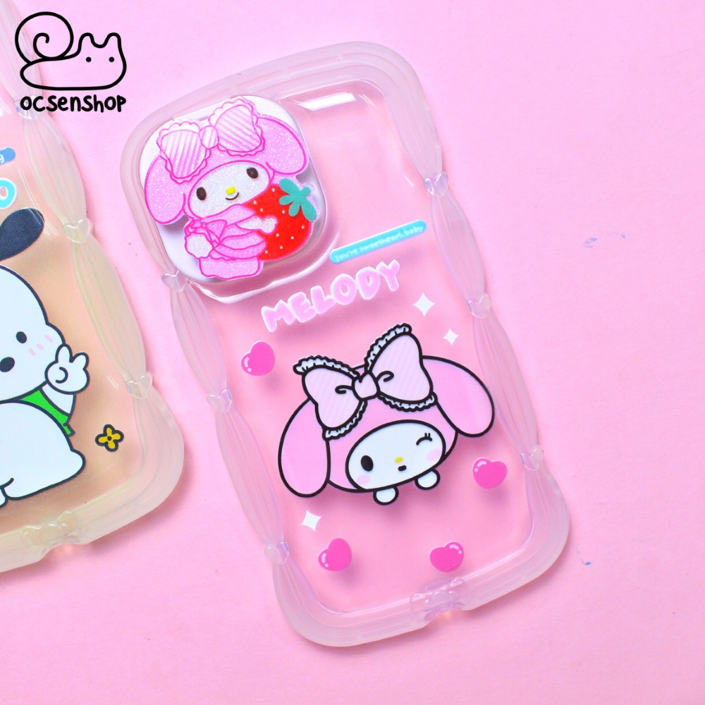 Ốp nhựa Sanrio kèm gương đèn