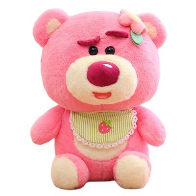 Lotso bông đeo yếm kẻ