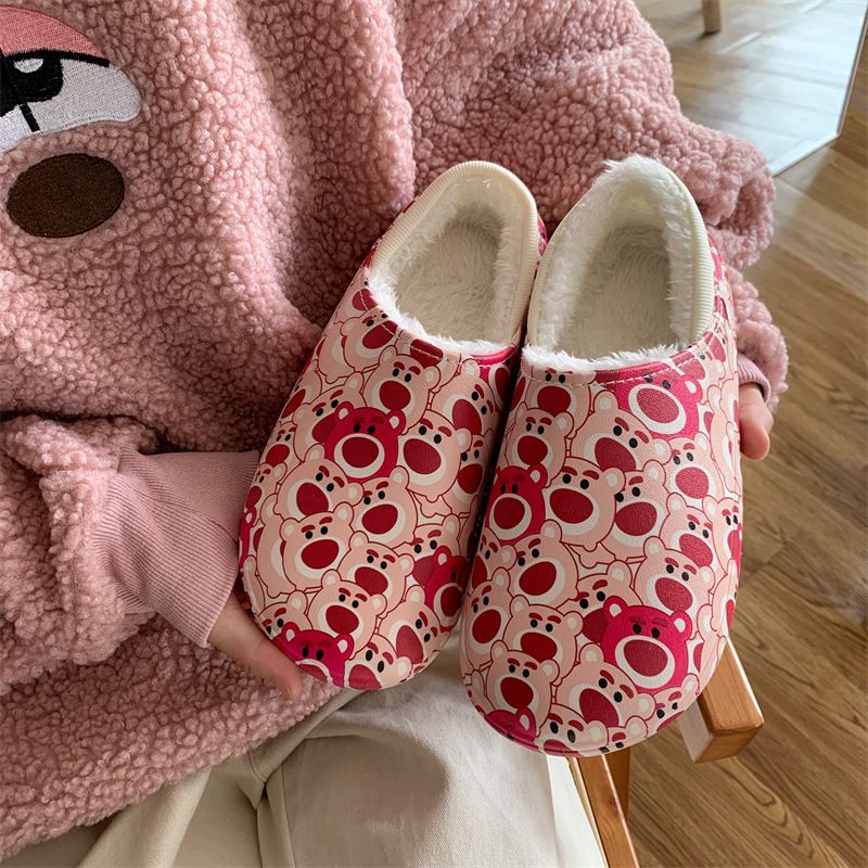 Dép silicon lót lông Lotso