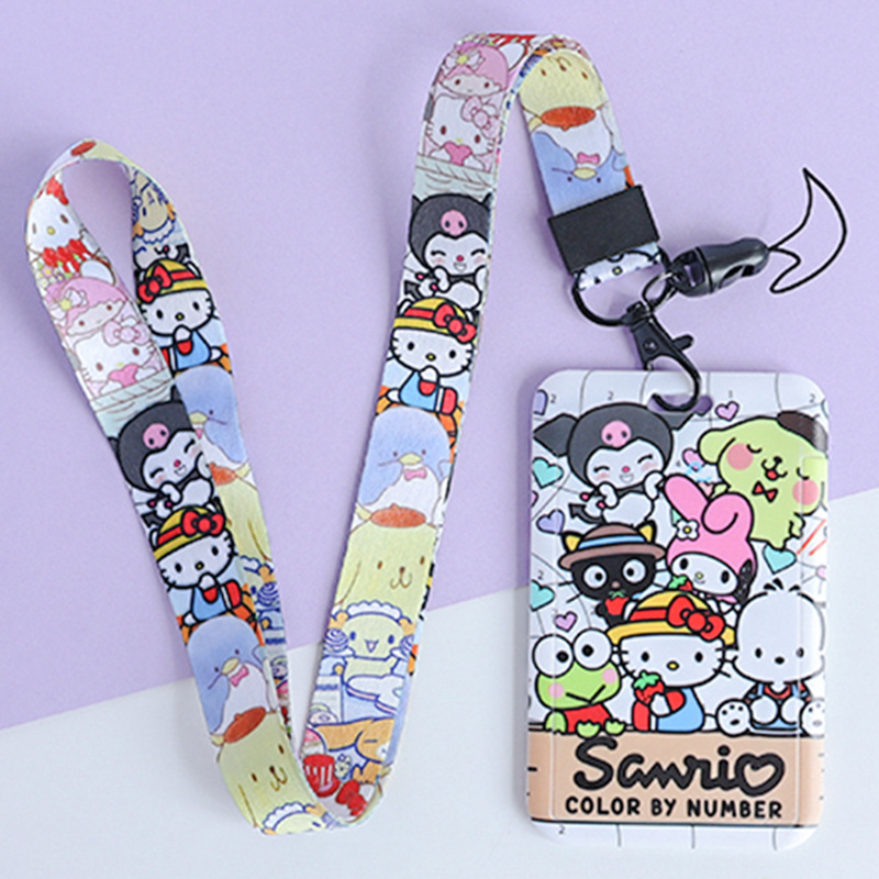 Card holder kèm dây Sanrio