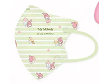 Set khẩu trang trẻ em Sanrio