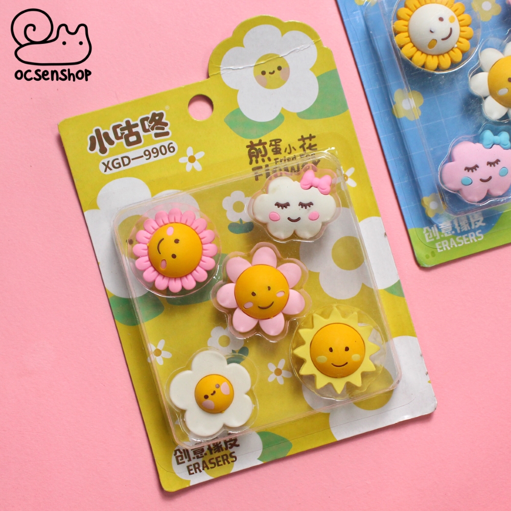 Set tẩy Fried Egg Flower (5c)