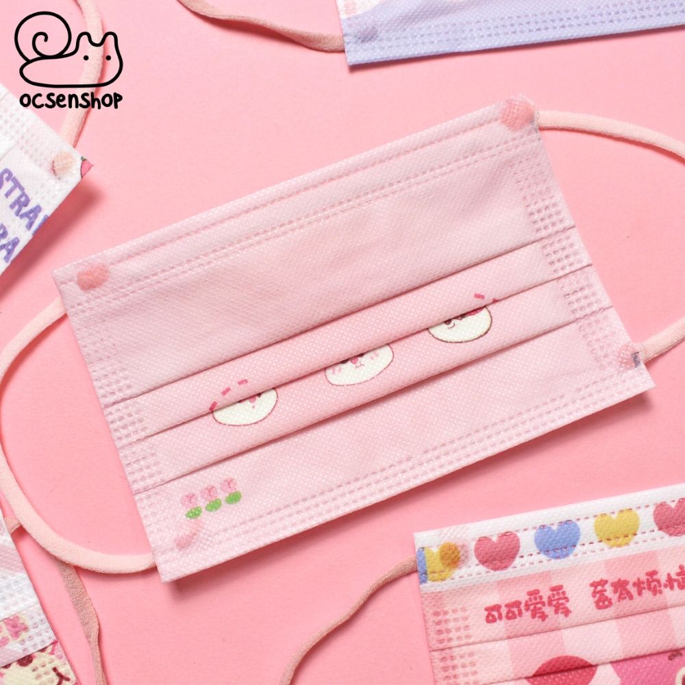 Set khẩu trang trẻ em Cartoon (10c)