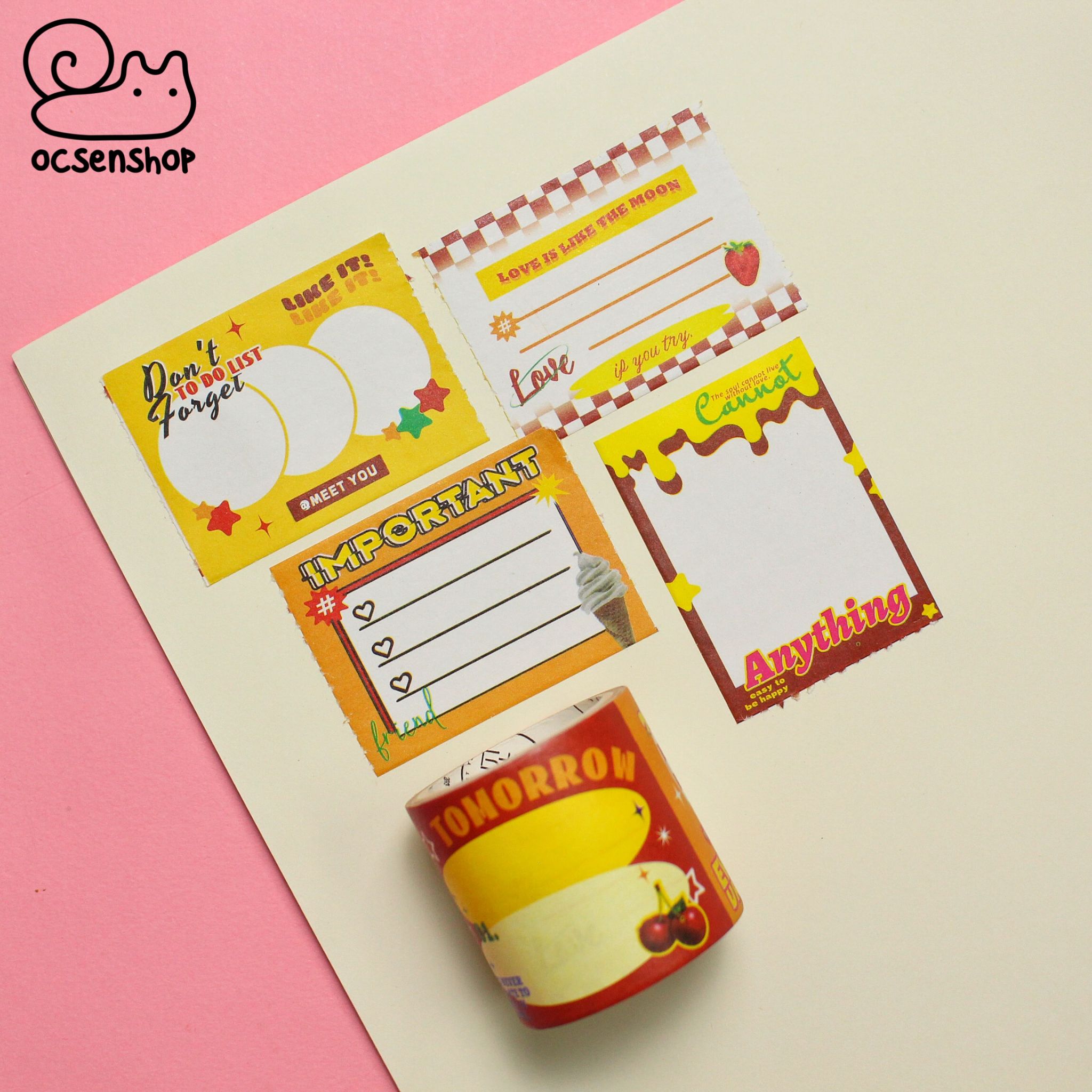 Note dạng cuộn Our sparkling dreams (4cm)