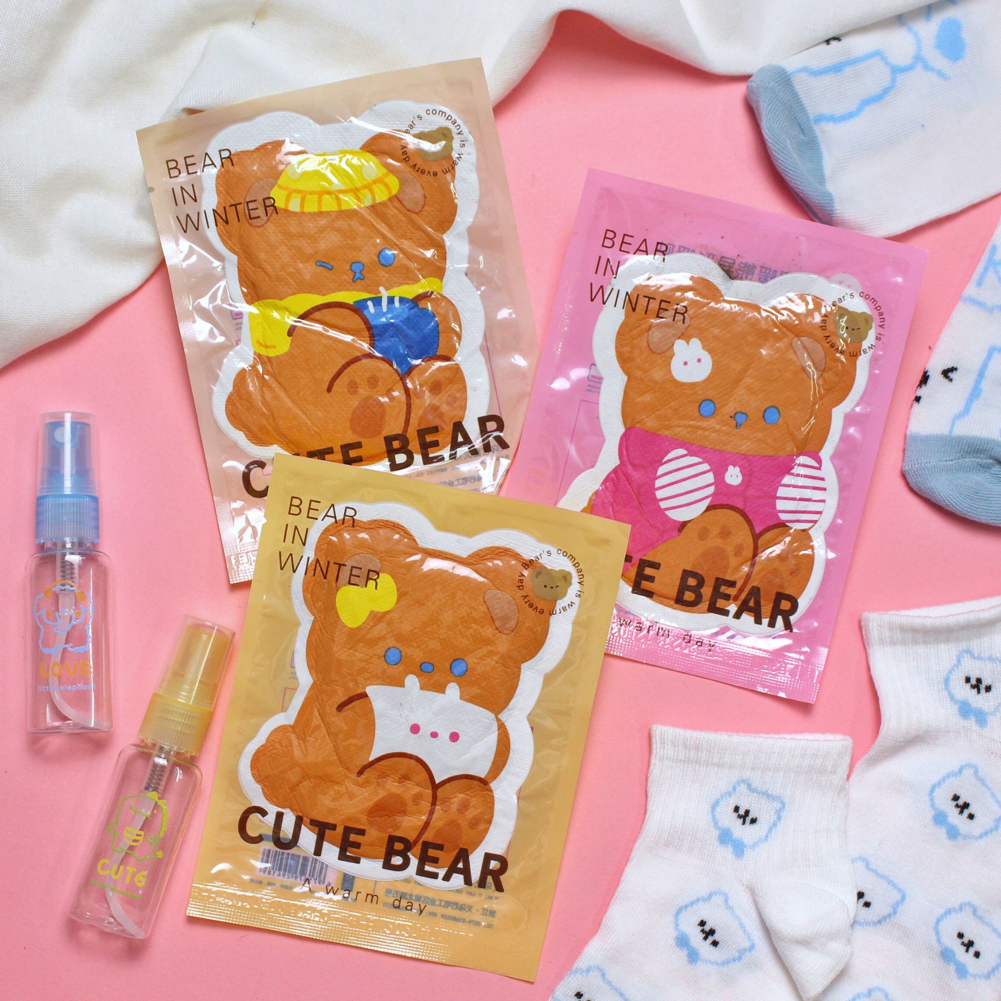 Miếng dán giữ nhiệt Cute bear