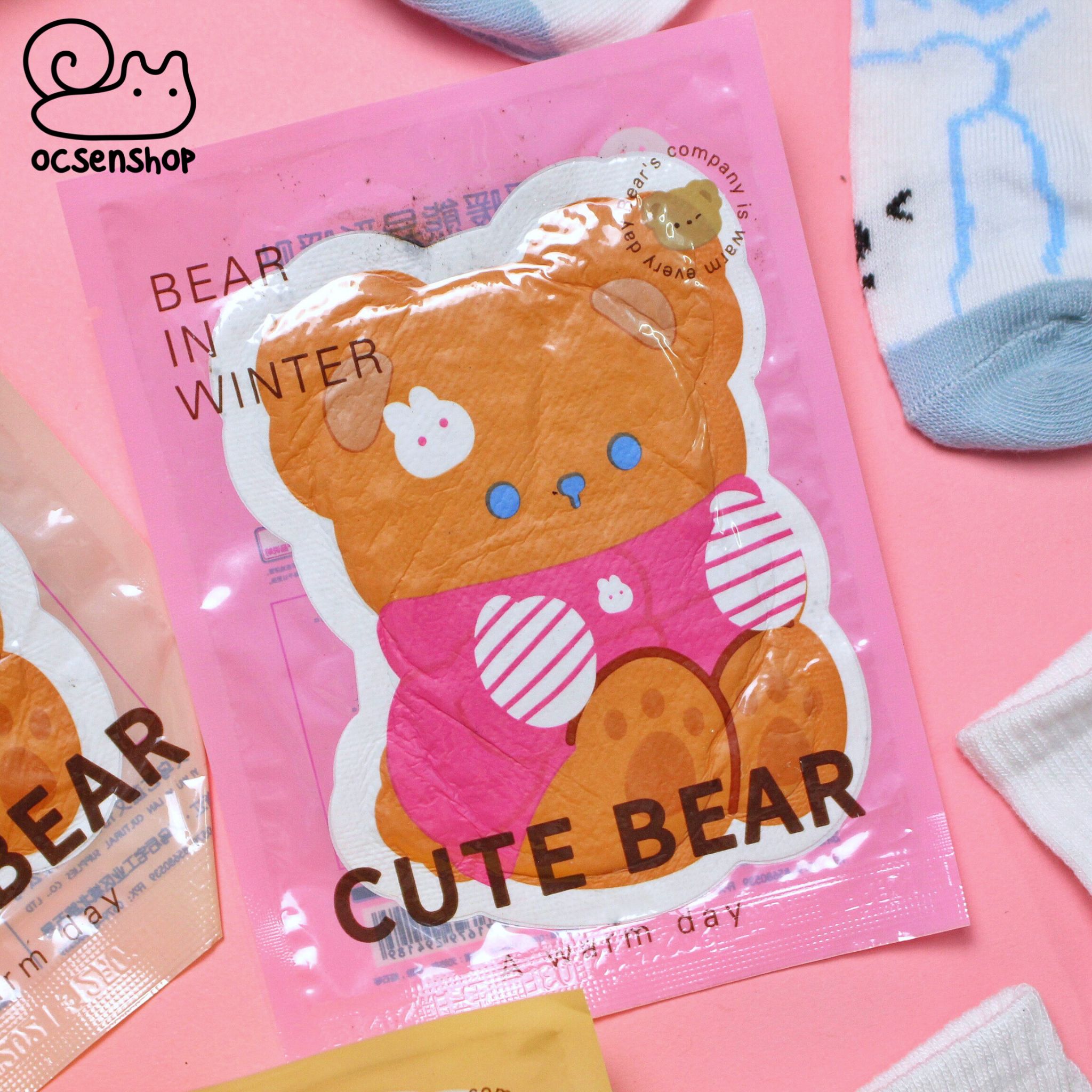 Miếng dán giữ nhiệt Cute bear