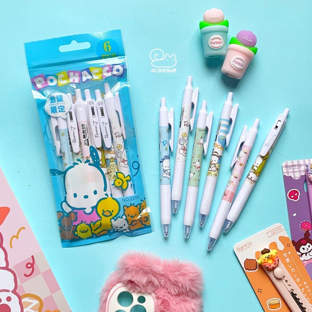 Set bút bi Sanrio (6c)