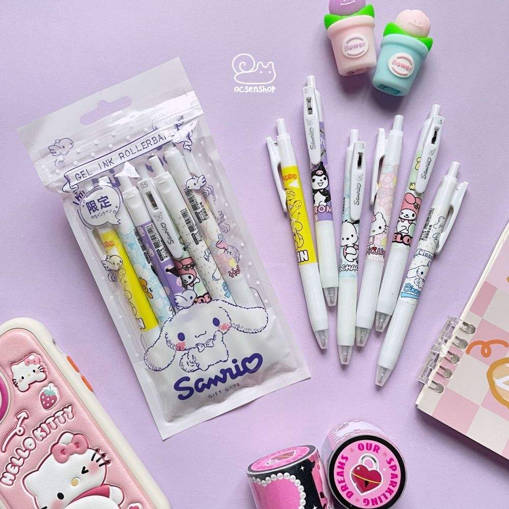 Set bút bi Sanrio (6c)