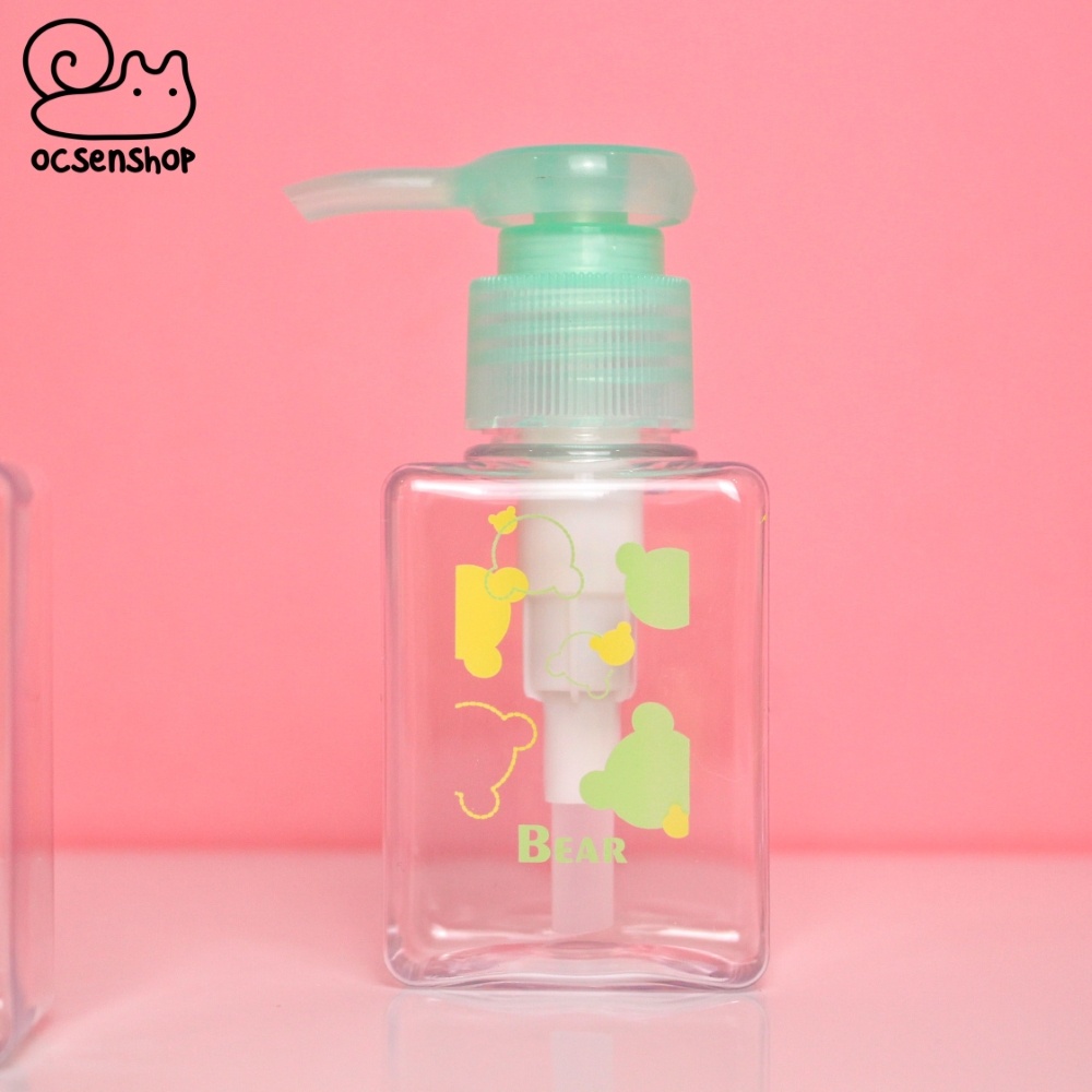 Lọ chiết nhựa Bear (Dạng pump) - 70ml