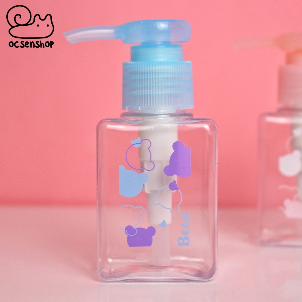 Lọ chiết nhựa Bear (Dạng pump) - 70ml