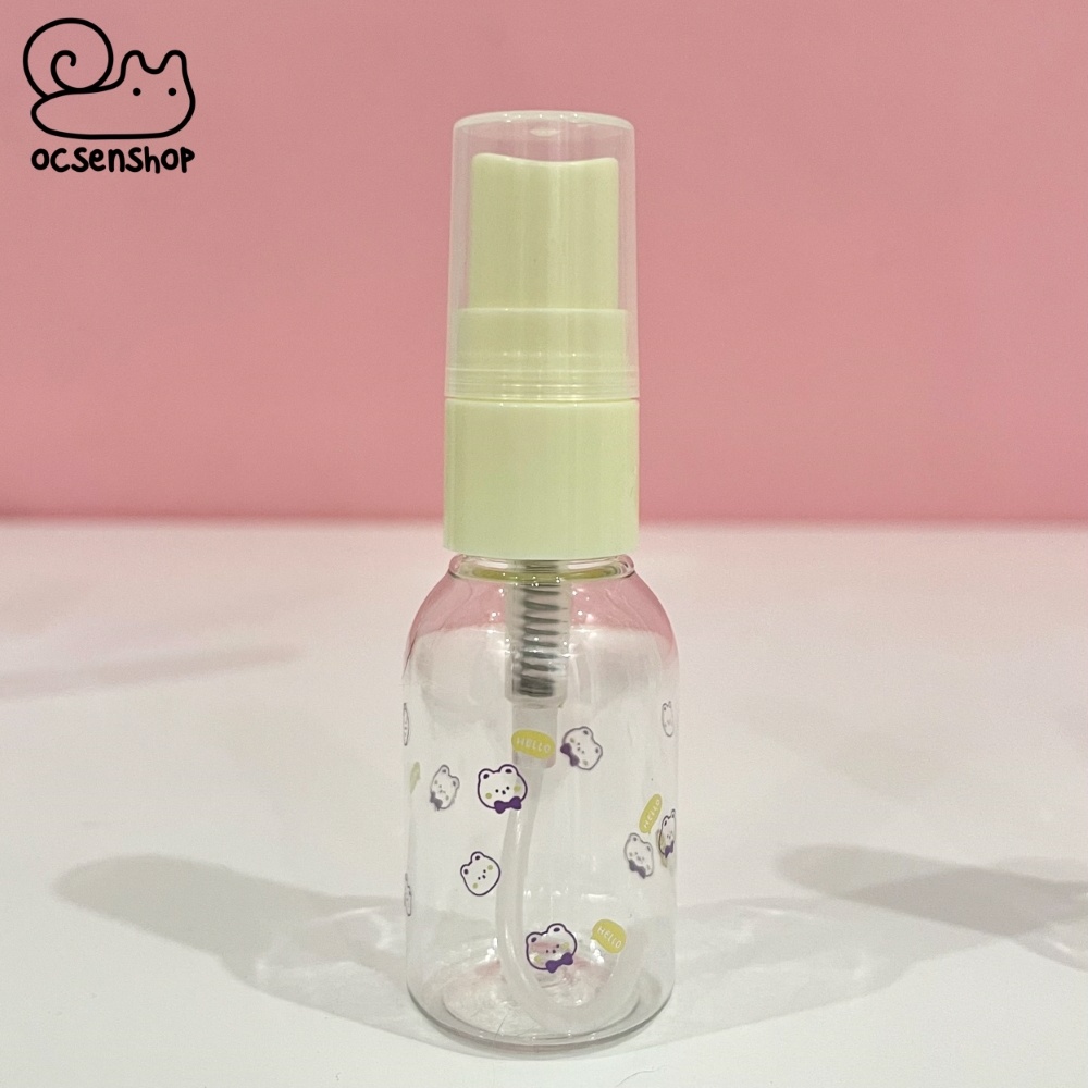 Lọ chiết nhựa Mặt động vật (Dạng xịt) - 25ml