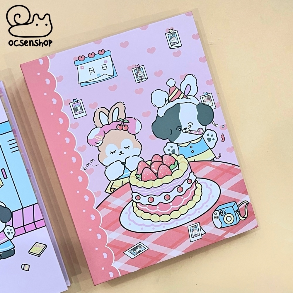 Binder cover A5 bìa cứng Động vật