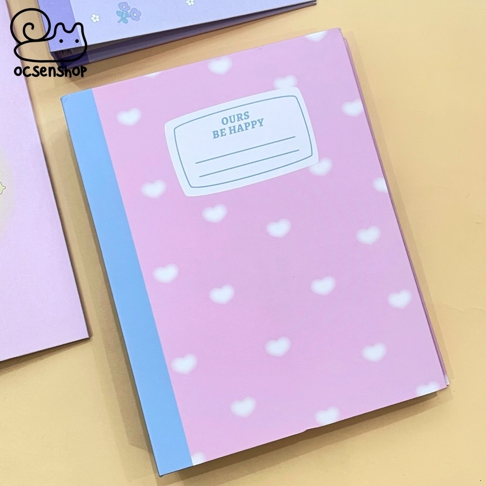 Binder cover A5 bìa cứng Ours be happy