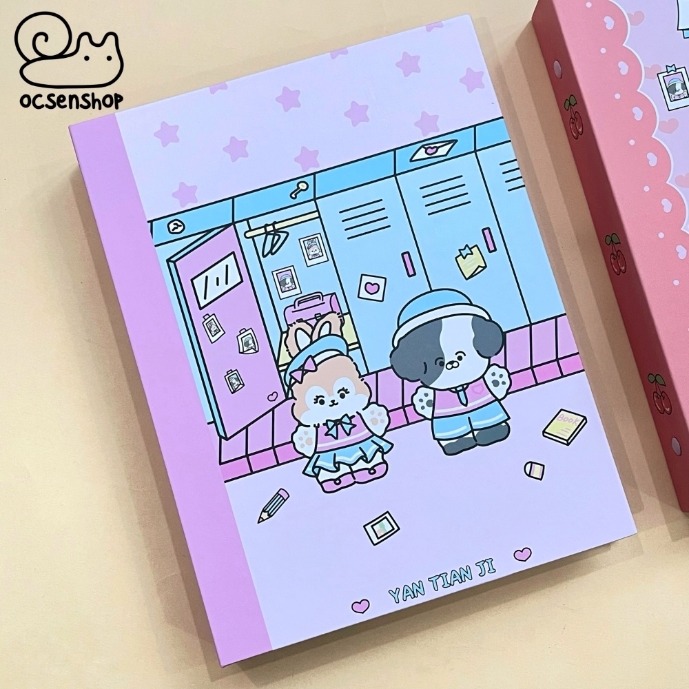 Binder cover A5 bìa cứng Động vật