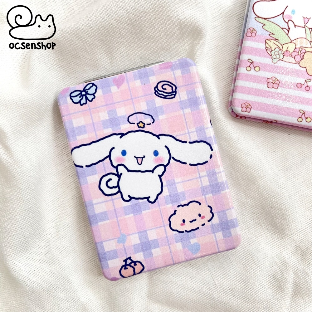 Gương bọc da 2 mặt Cinnamoroll