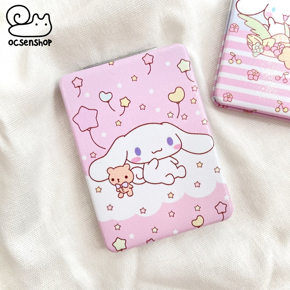 Gương bọc da 2 mặt Cinnamoroll