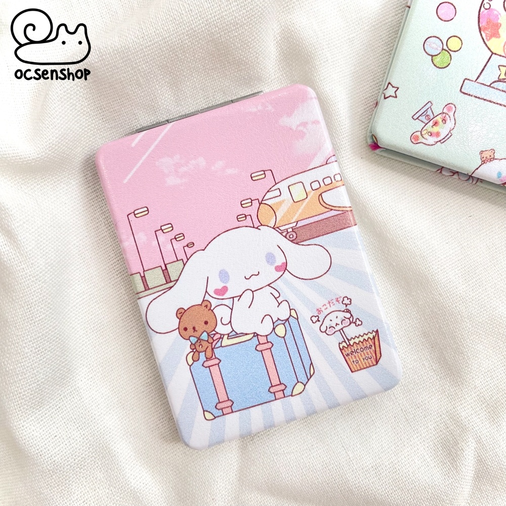 Gương bọc da 2 mặt Cinnamoroll