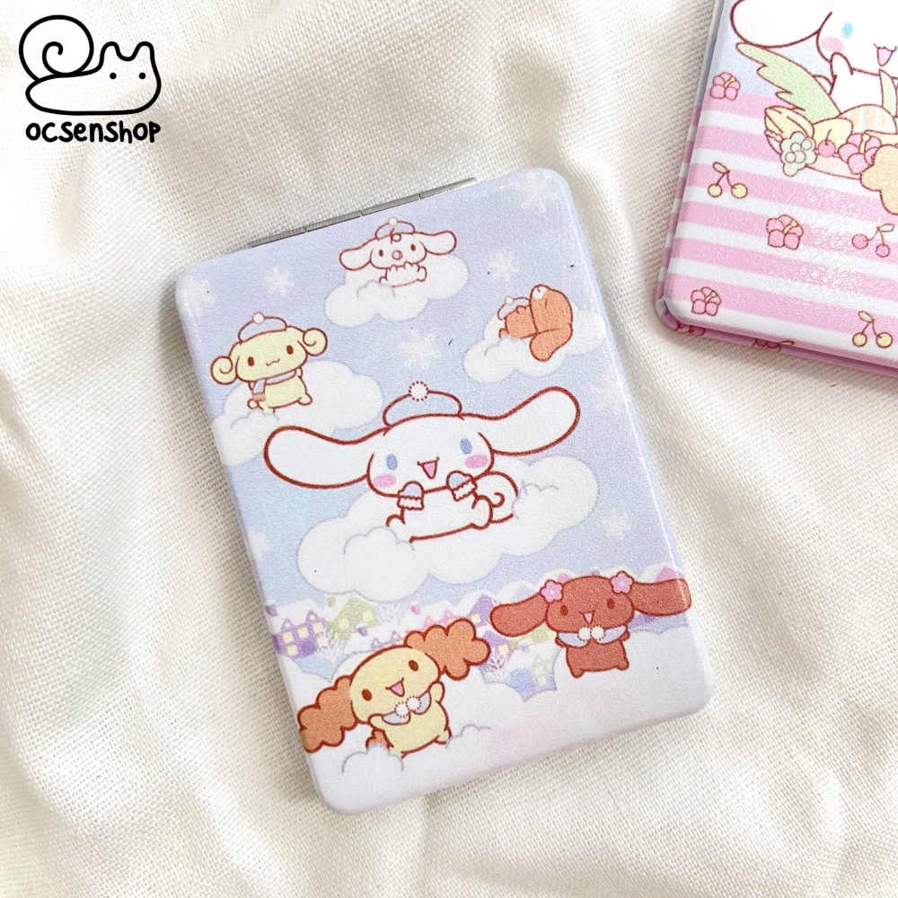 Gương bọc da 2 mặt Cinnamoroll