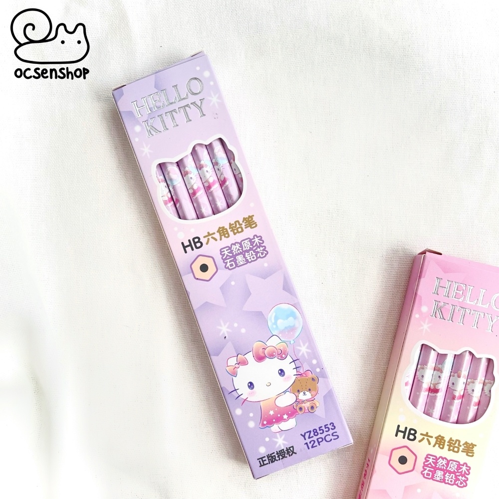 Set bút chì Hello Kitty (12c)