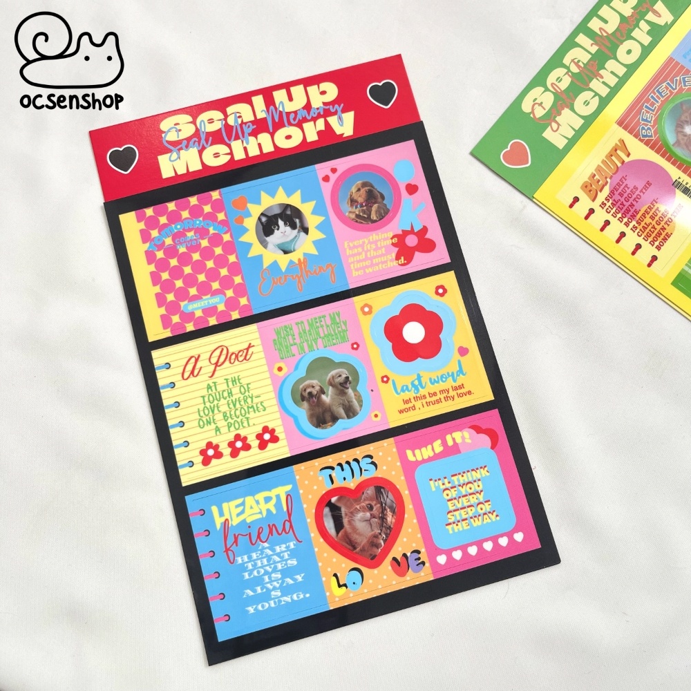 Sticker khung ảnh Seal up memory (2 tấm)