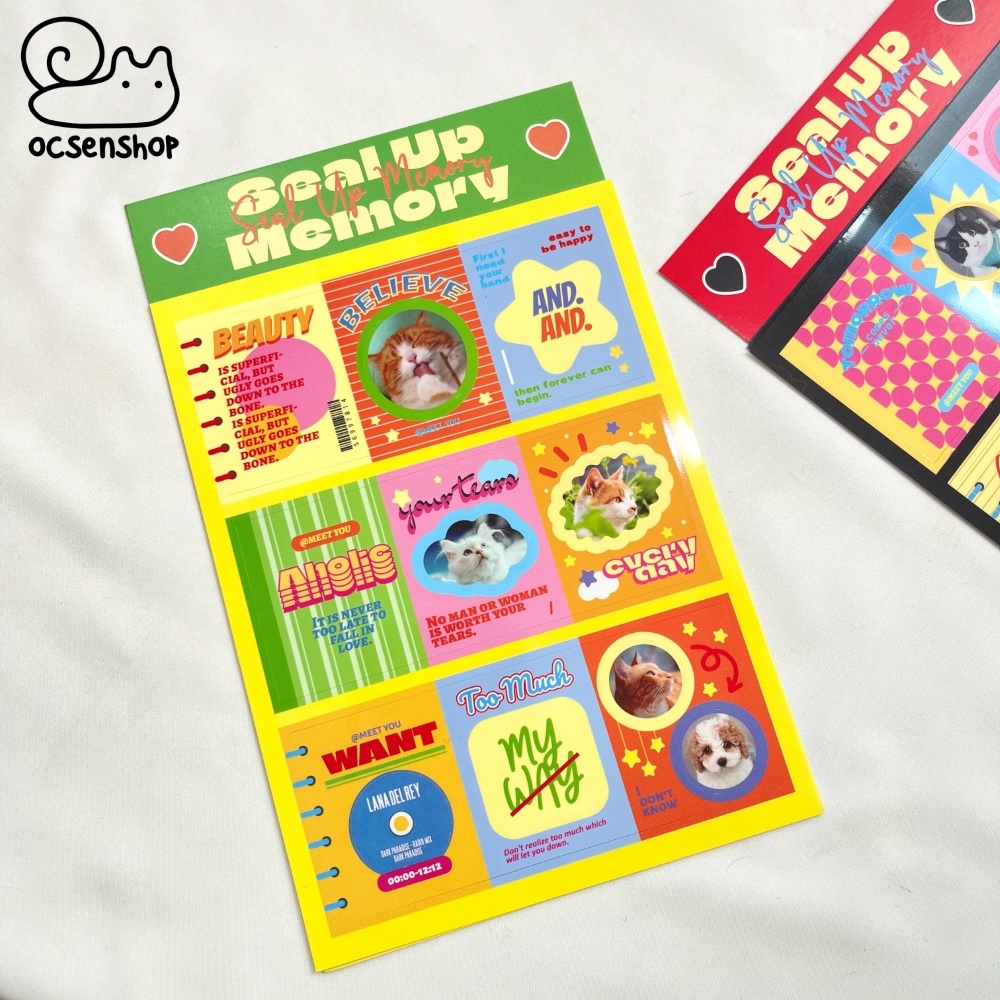 Sticker khung ảnh Seal up memory (2 tấm)