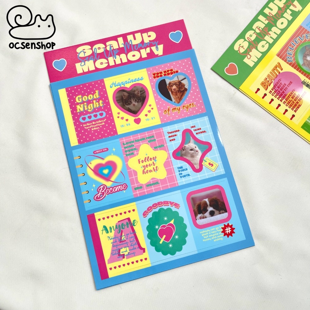 Sticker khung ảnh Seal up memory (2 tấm)