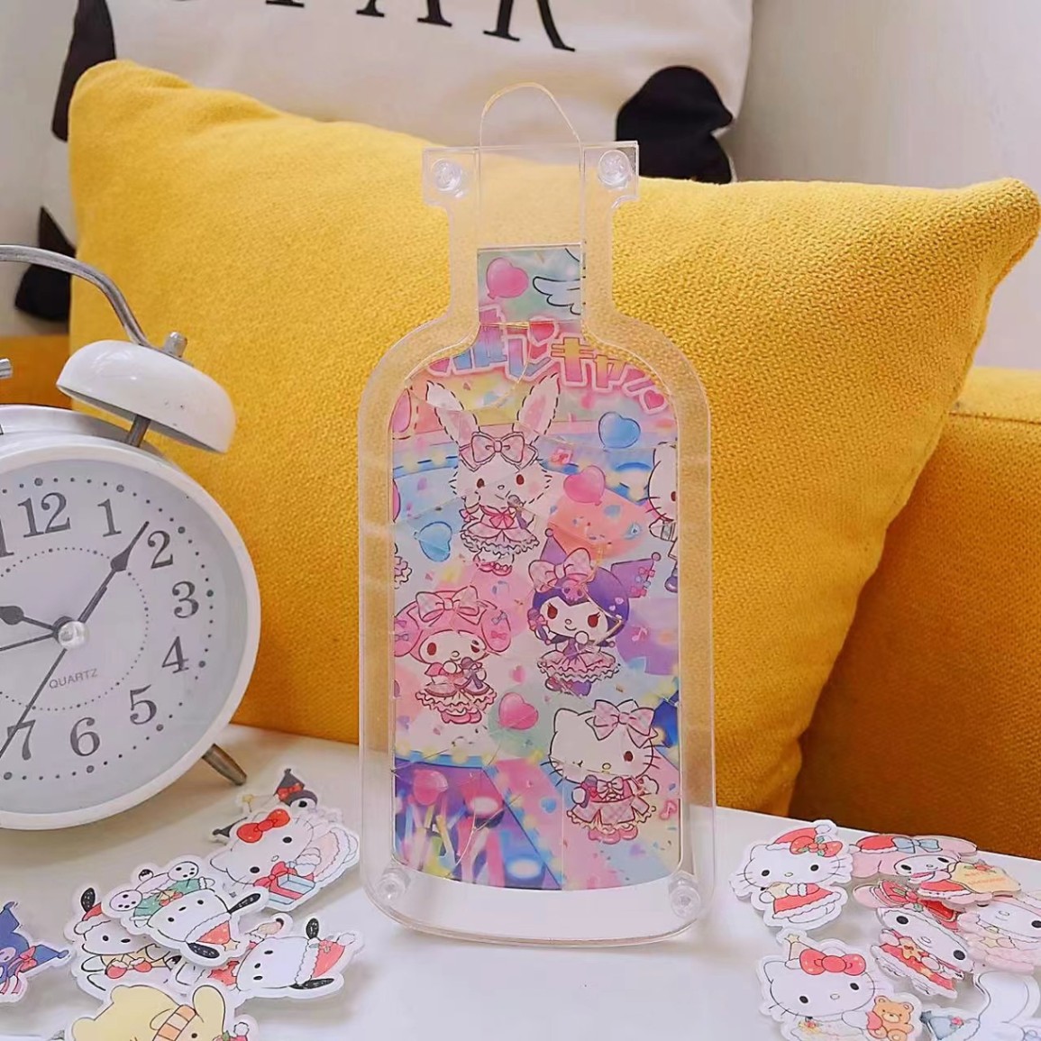 Bộ xếp hình chai nước Sanrio