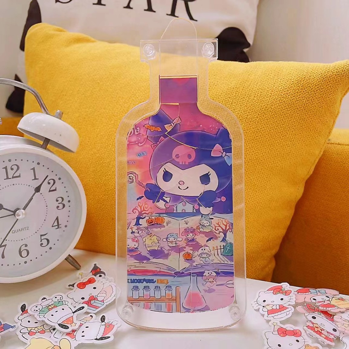 Bộ xếp hình chai nước Sanrio