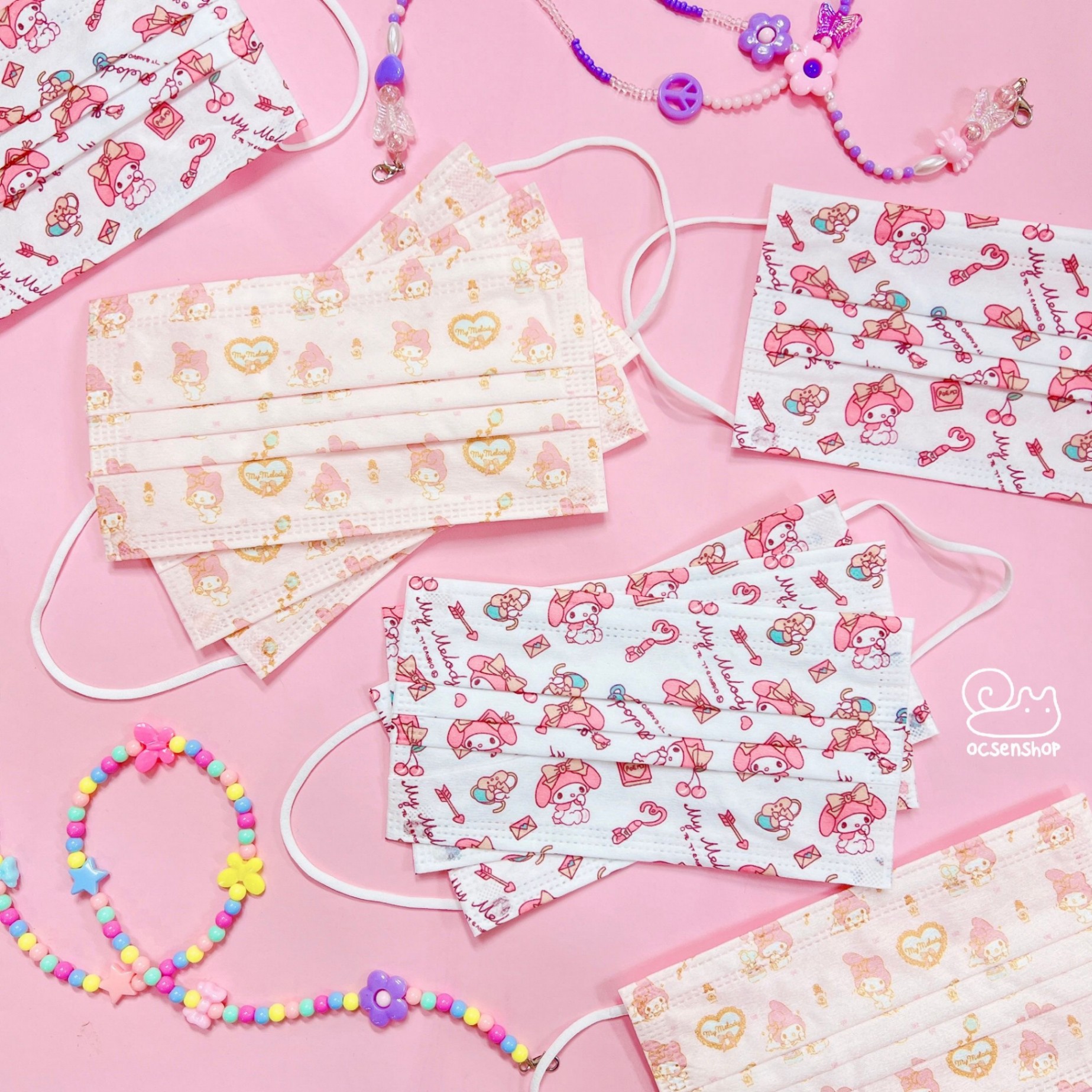 Set khẩu trang trẻ em Sanrio